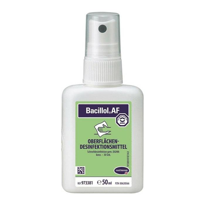 Bacillol-AF.-Απολυμαντικό-Επιφανειών.-50ml Bacillol AF. Απολυμαντικό Επιφανειών. Συσκευασία 50ml