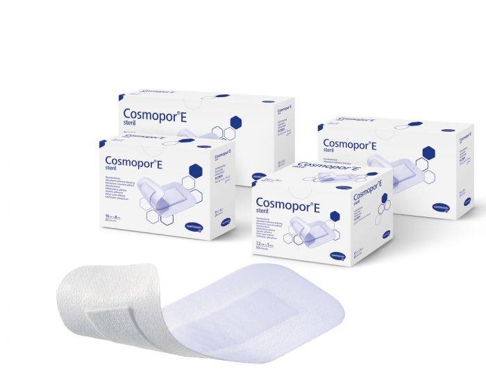 Cosmopor-Ε-αυτοκόλλητη Cosmopor Ε αυτοκόλλητη αποστειρωμένη αντικολλητική γάζα από μη υφασμένο υλικό