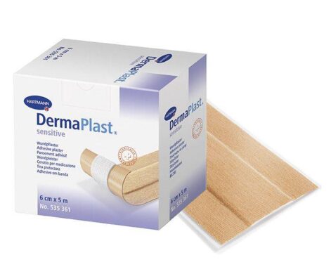 DermaPlast  sensitive Ευπροσάρμοστο επίθεμα για ευαίσθητες επιδερμίδες 19x72mm 20τμχ