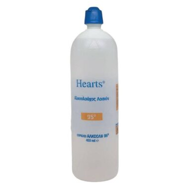 Οινοπνευμα  αλκοολουχος λοσιον Hearts  95o 400ml