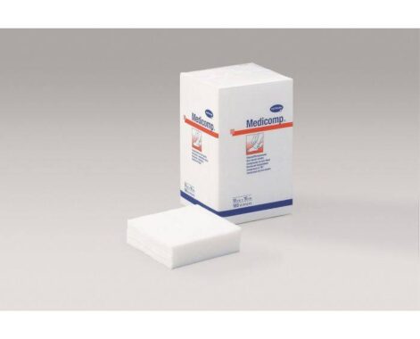Medicomp Μη υφασμένη (non-woven)υπεραπορροφητική μη αποστειρωμένη γάζα (100τμχ)