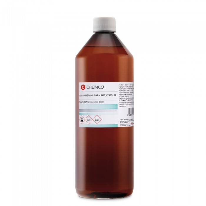 Paraffin-Oil Παραφινελαιο - PARAFIN OIL LIGHT (ΠΑΡΑΦΙΝΕΛΑΙΟ) PH.EUR. 1LT