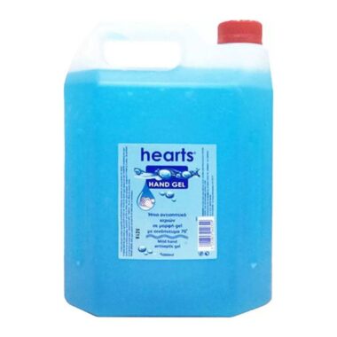 Αντισηπτικο Hearts  hand gel Με Ντισπένσερ 4lit
