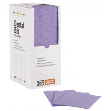 Οδοντιατρική πετσέτα Μωβ - 1ply + 1ply (χωρίς dispenser)